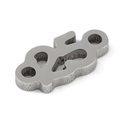 Non-Tarnish 304 Stainless Steel Connector Charms STAS-L279-018P-1