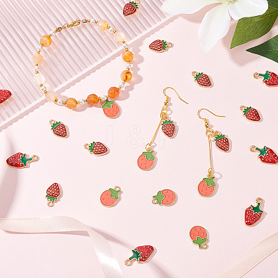 90Pcs 3 Style Alloy Enamel Pendants ENAM-DC0001-02-1