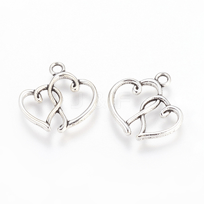 Tibetan Style Alloy Pendants X-TIBEP-21057-AS-RS-1