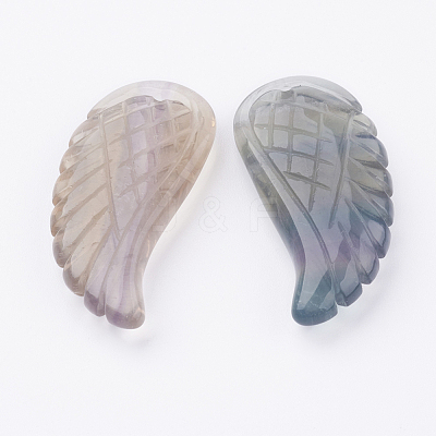 Natural Fluorite Pendants G-E435-F-12-1