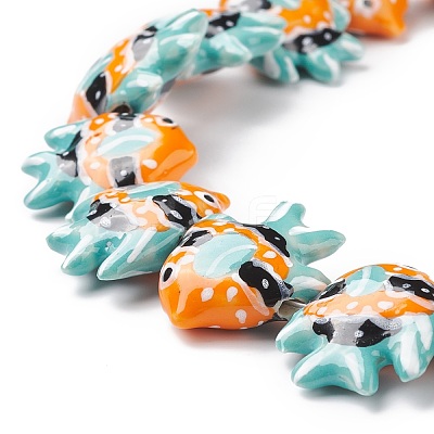Handmade Porcelain Beads PORC-G002-54E-1