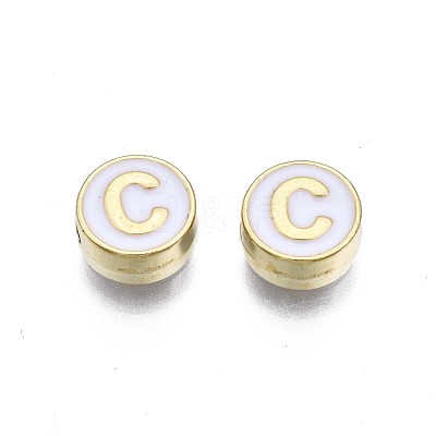 Alloy Enamel Beads ENAM-N052-006-01C-RS-1