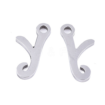 Non-Tarnish 201 Stainless Steel Charms X-STAS-T044-217P-Y-1