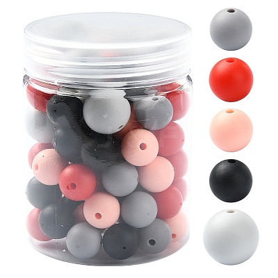 Silicone Beads SIL-YW0001-40B-1
