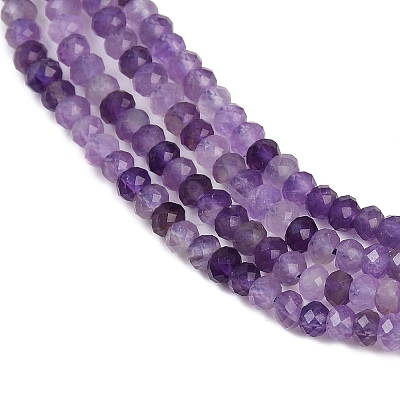 Natural Amethyst Beads Strands G-L625-A01-3x2mm-02-1