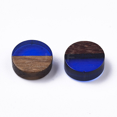 Resin & Wood Cabochons X-RESI-S358-70-H60-1