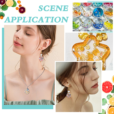 96G 12 Styles Handmade Polymer Clay Cabochons CLAY-SC0001-89-1