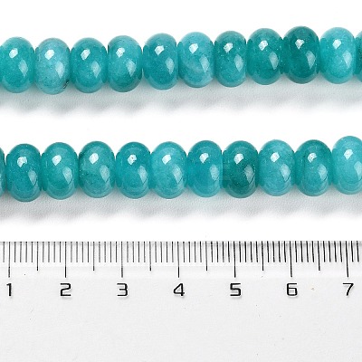 Dyed Natural White Jade Beads Strands G-G107-A04-01-1
