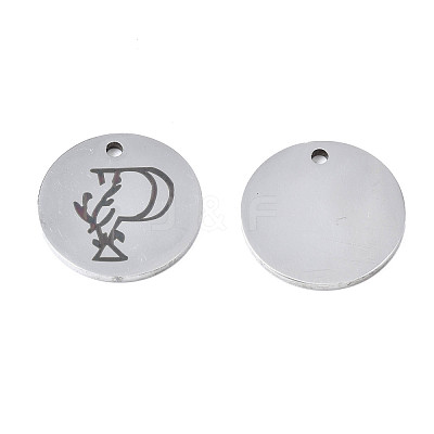 Non-Tarnish 304 Stainless Steel Charms STAS-T059-26P-P-1