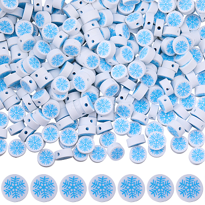 300Pcs Handmade Polymer Clay Beads CLAY-SC0002-68-1