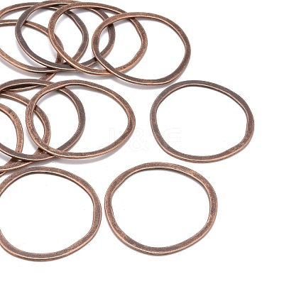Tibetan Style Alloy Linking Rings EA13479Y-R-1