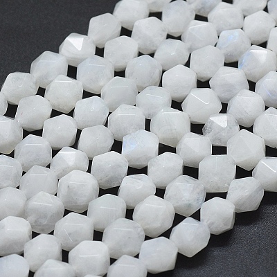 Natural Rainbow Moonstone Beads Strands G-D0013-56-1