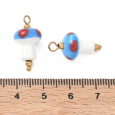 Handmade Porcelain Pendants STAS-Q119-28G-01-1