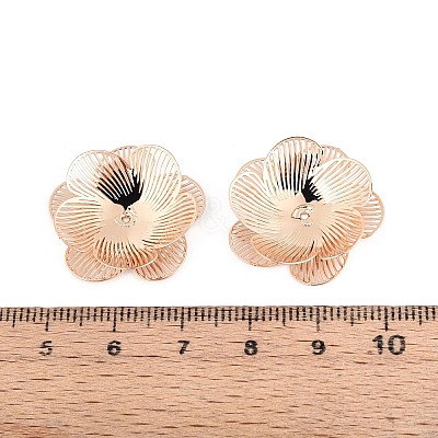 Brass Bead Caps KK-N278-03KCG-1
