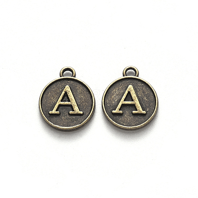 Alloy Pendant Cabochon Settings PALLOY-N156-01A-AB-1