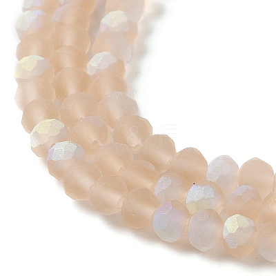 Transparent Glass Beads Strands EGLA-A034-T4mm-MB20-1
