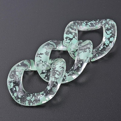 Transparent Acrylic Linking Rings OACR-N009-015A-B04-1