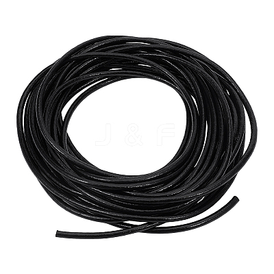 10 Yards Round Cowhide Leather Cord WL-BC0001-06-1