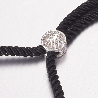 Nylon Twisted Cord Bracelet Making MAK-F019-04P-1