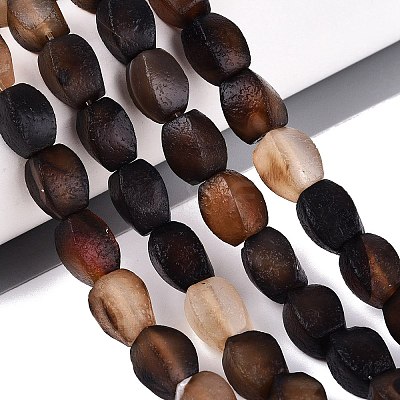 Natural Agate Beads Strands G-Q606-95-1