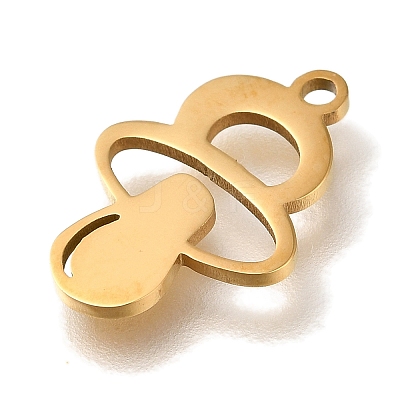 201 Stainless Steel Pendants STAS-R136-22G-1
