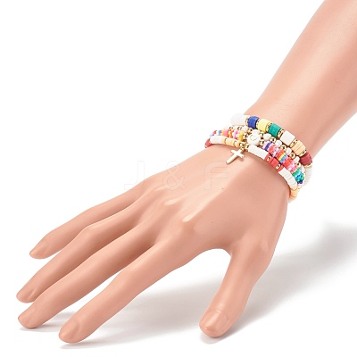Stackable Bracelets X1-BJEW-JB06300-1