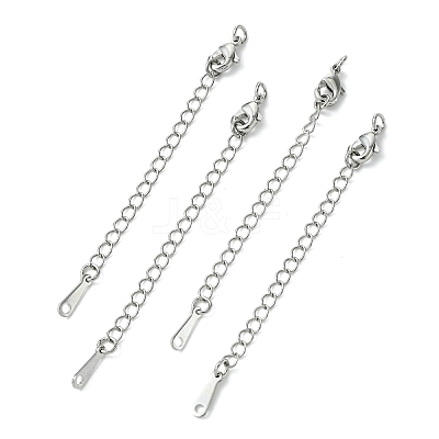SHEGRACE Brass Curb Chain Extender XGR0150P-165P-1