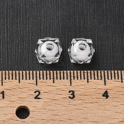 Transparent Acrylic Beads TACR-S112-8mm-01-1