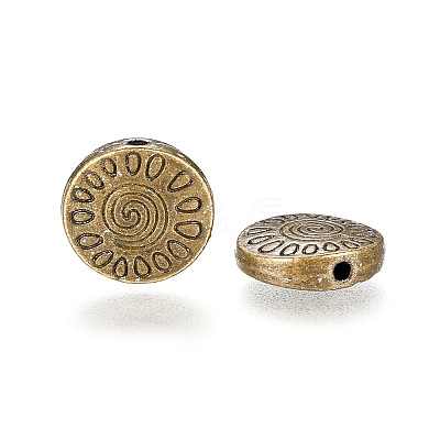 Tibetan Style Alloy Beads PALLOY-P184-02AB-RS-1
