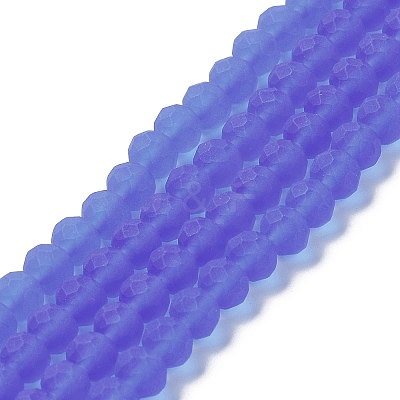 Transparent Glass Beads Strands EGLA-A034-T8mm-MD31-1