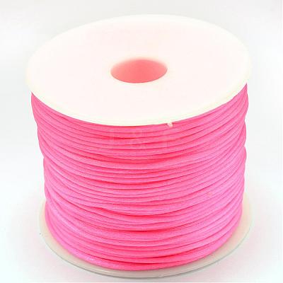 Nylon Satin Rattail Cords NWIR-R025-1.0mm-F103-1