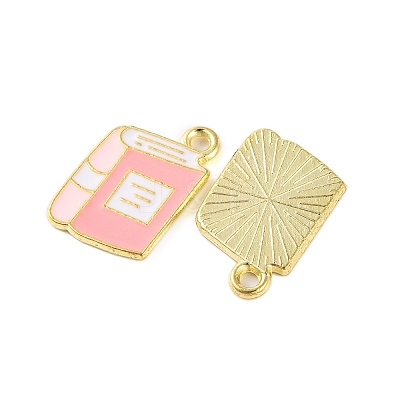 Golden Plated Alloy Enamel Pendants LS-ENAM-Z017-12G-03-1
