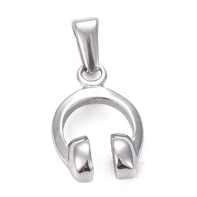 304 Stainless Steel Pendants STAS-H110-16AS-1