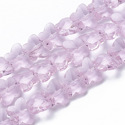 Transparent Glass Beads GLAA-Q066-10mm-B17-1