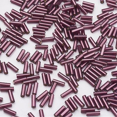 Glass Bugle Beads SEED-E001-12mm-57-1