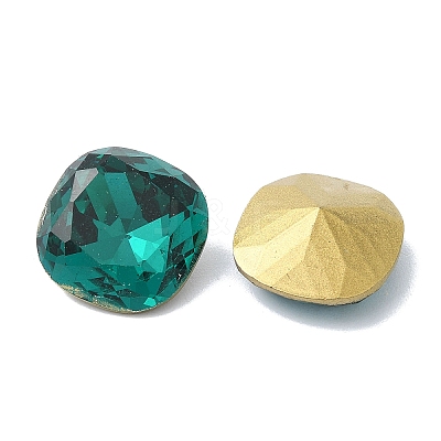 Faceted Glass Rhinestone Cabochons GGLA-C032-02B-1