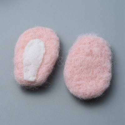 Felt Rabbit Ear Ornament Accessories FIND-WH0032-52B-1
