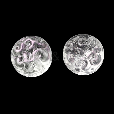 Transparent Glass Beads GLAA-D007-02E-1