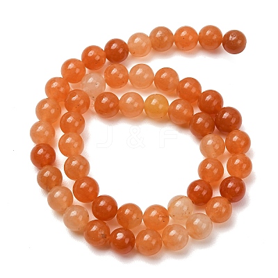 Natural Red Aventurine Beads Strands GSR023-1