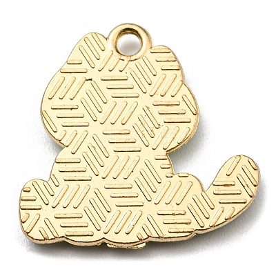 Printed Alloy Pendants ENAM-L042-04G-05-1