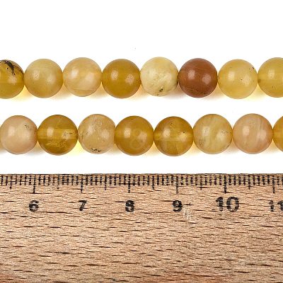 Natural Yellow Opal Beads Strands G-Q616-05B-1