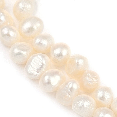 Natural Cultured Freshwater Pearl Beads Strands PEAR-P064-19D-08E-1