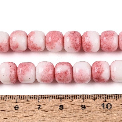 Ombre Effect Dyed Glass Beads Strands GLAA-N067-01A-09-1