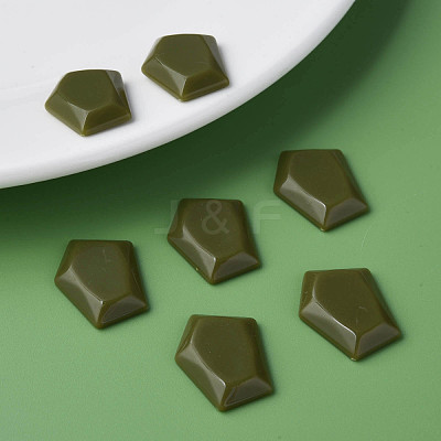 Opaque Acrylic Cabochons MACR-S373-142-A11-1