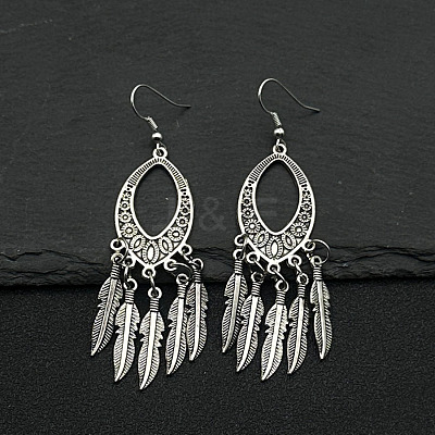 Ethnic Style Alloy Tassel Dangle Earrings WV5969-3-1