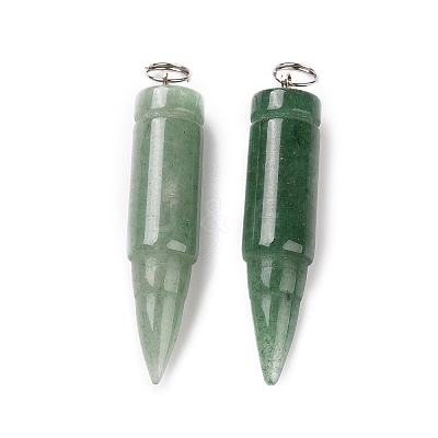 Natural & Synthetic Mixed Stone Pointed Pendants G-D850-M-1