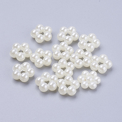 Acrylic Pearl Cabochons MACR-F029-22-1