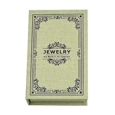 Floral Printed Paper Jewelry Display Magnetic Cases CON-K015-03B-02-1