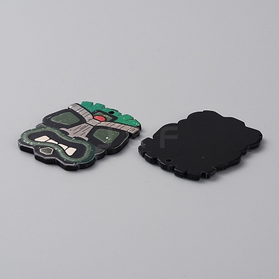 Acrylic Pendants MACR-WH0010-08B-1