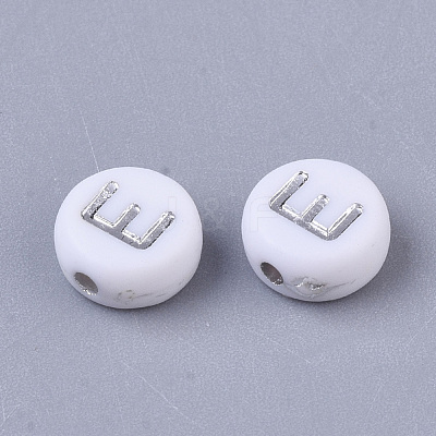 Plating Acrylic Beads PACR-R243-04E-1